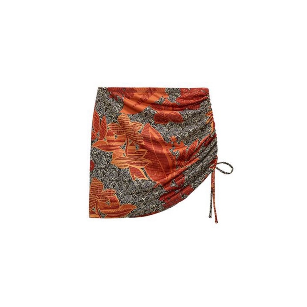 Zara Ruched Pareo Skirt